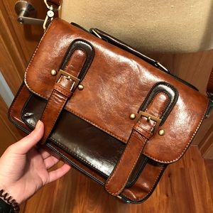 Brown Vintage Style Crossbody